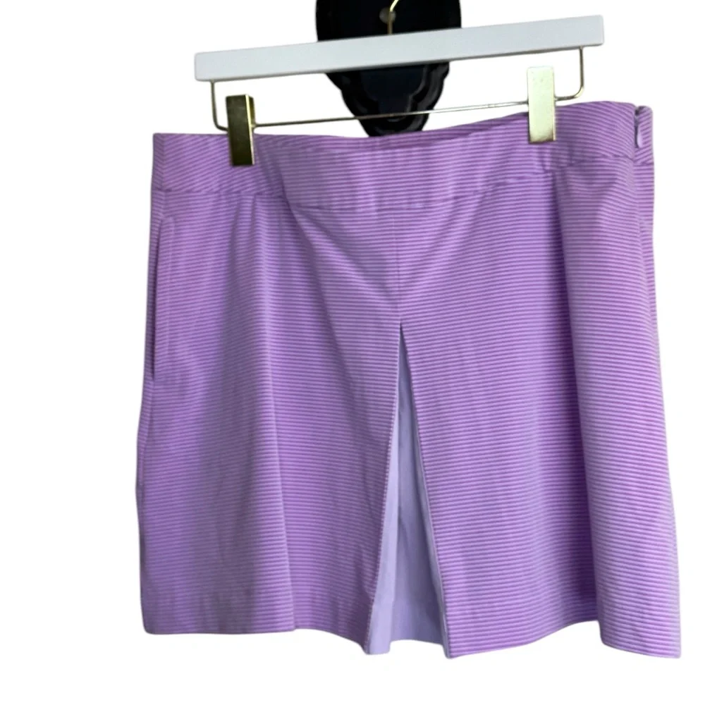 PUMA DryCELL Purple Striped Golf Skort Women’s‎ XL Athletic Tennis Skirt Shorts